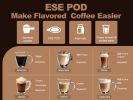 Geek Chef Espresso Machine,Espresso and Cappuccino latte Maker 20 Bar Pump Coffee Machine Compatible with pressure gauge&Milk Frother Steam Wand,stain