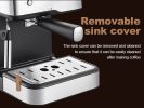 Geek Chef Espresso Machine,Espresso and Cappuccino latte Maker 20 Bar Pump Coffee Machine Compatible with pressure gauge&Milk Frother Steam Wand,stain